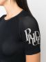 RHUDE T-shirt met logoprint Zwart - Thumbnail 5