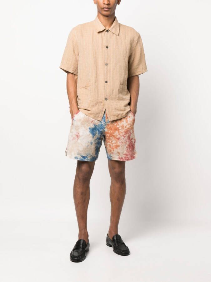 RHUDE Shorts met trekkoord Beige