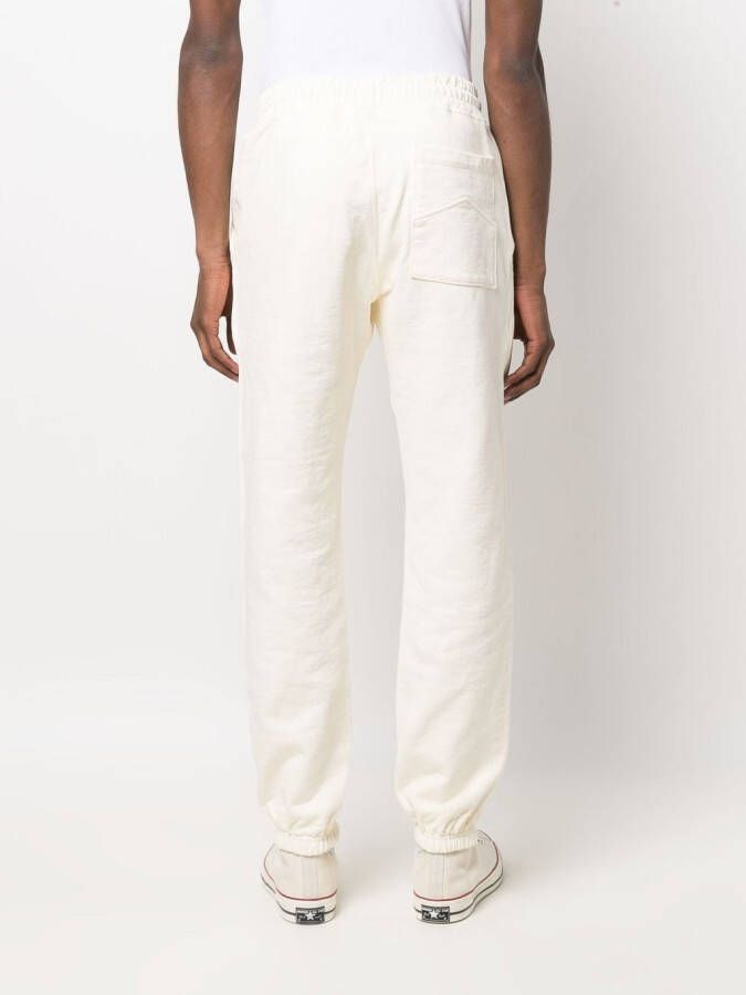 RHUDE Trainingsbroek met geborduurd logo Beige