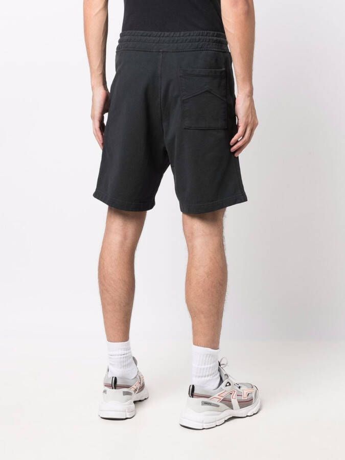 RHUDE Trainingsshorts met geborduurd logo Zwart
