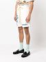 RHUDE Trainingsshorts met logoprint Beige - Thumbnail 3