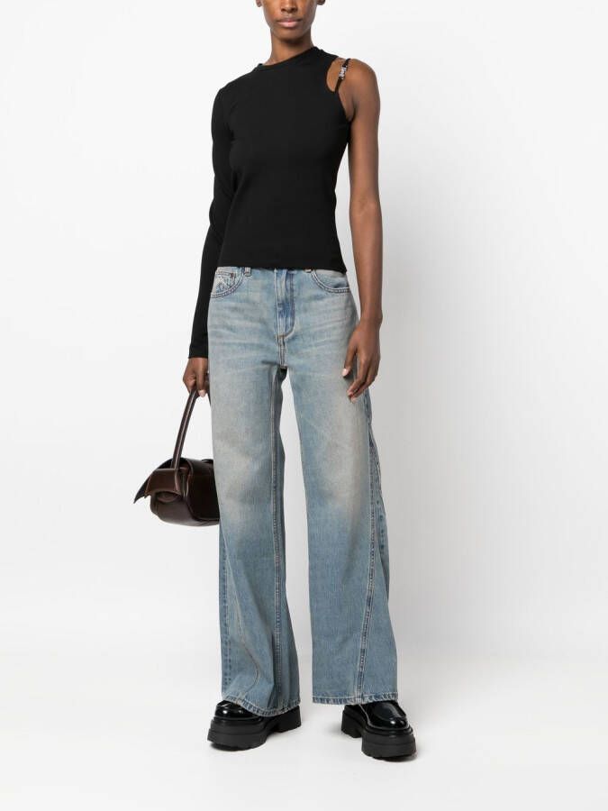 RHUDE Jeans met wijde pijpen Blauw