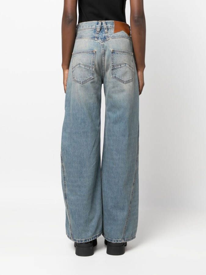 RHUDE Jeans met wijde pijpen Blauw