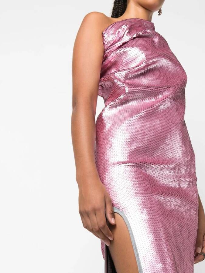 Rick Owens Asymmetrische maxi-jurk Roze