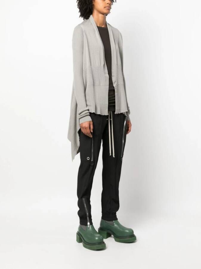 Rick Owens Asymmetrische vest Grijs