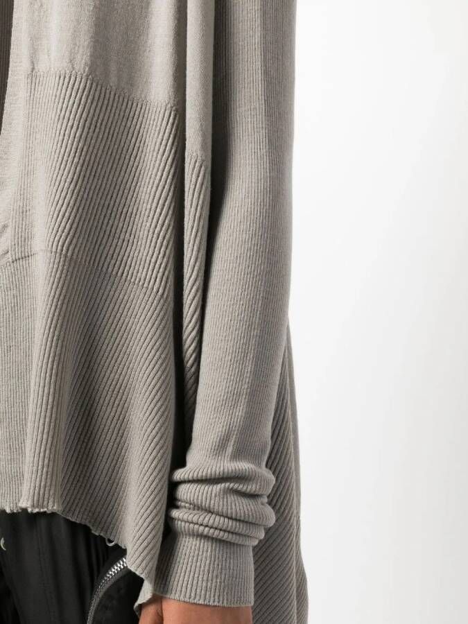 Rick Owens Asymmetrische vest Grijs