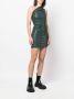 Rick Owens Asymmetrische mini-jurk Groen - Thumbnail 3