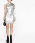 Rick Owens Asymmetrische mini-jurk Zilver - Thumbnail 2