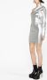Rick Owens Asymmetrische mini-jurk Zilver - Thumbnail 3