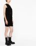 Rick Owens Asymmetrische mini-jurk Zwart - Thumbnail 4