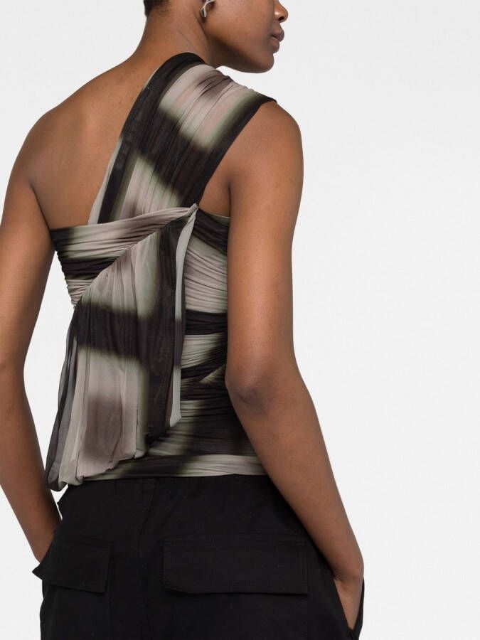 Rick Owens Asymmetrische top Zwart