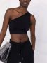 Rick Owens Asymmetrische top Zwart - Thumbnail 5