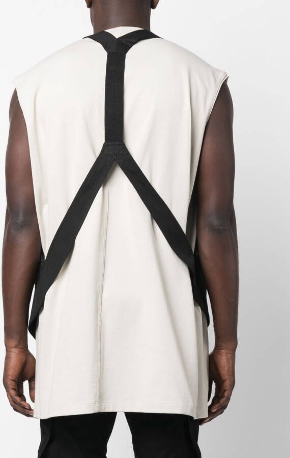 Rick Owens Gilet met ritszak Zwart