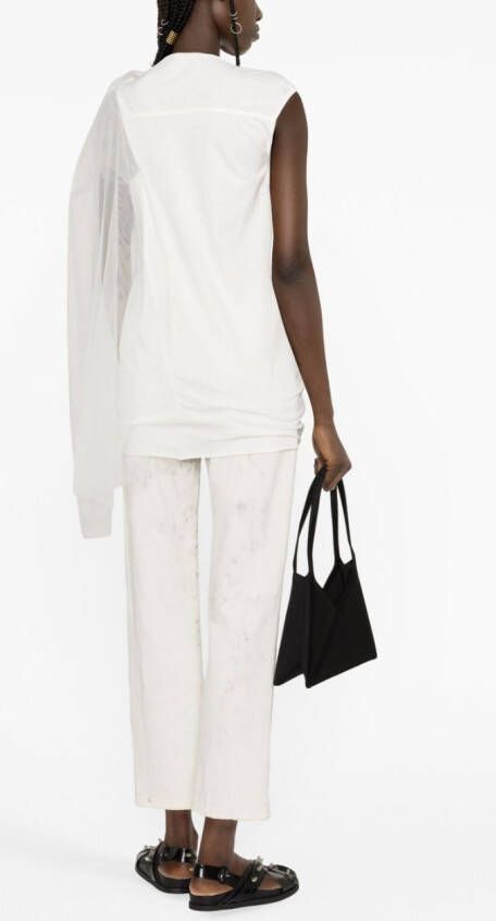 Rick Owens Blouse met sjaaldetail Wit
