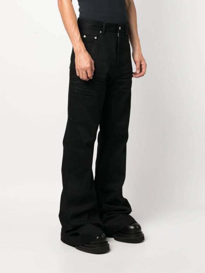 Rick Owens Bootcut jeans Zwart