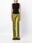 Rick Owens Broek met satijnen afwerking Groen - Thumbnail 2