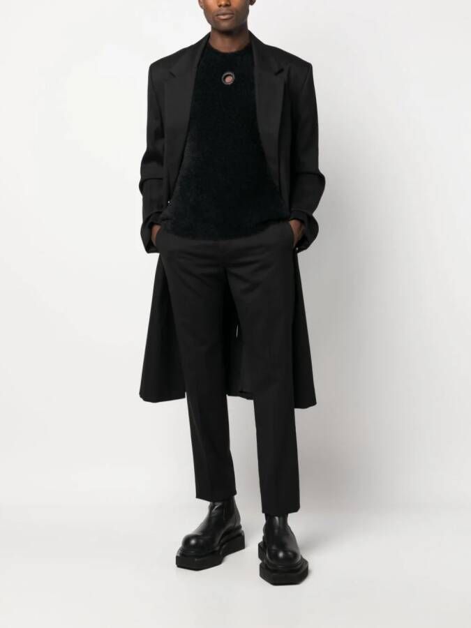 Rick Owens Broek met toelopende pijpen Zwart