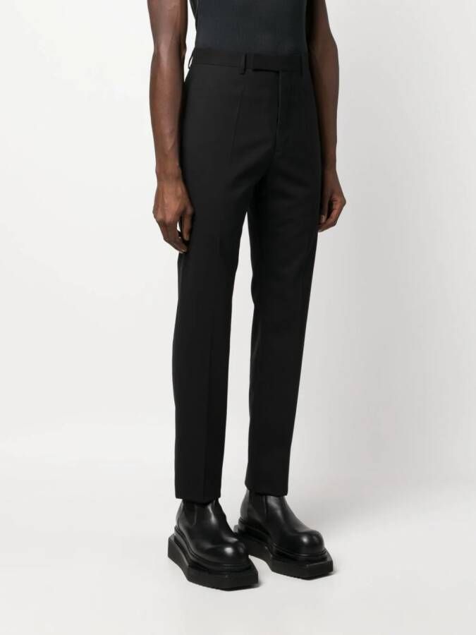 Rick Owens Broek met toelopende pijpen Zwart