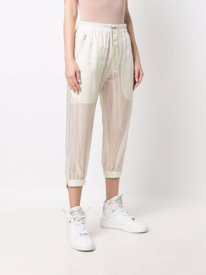 Rick Owens Broek met trekkoord Beige