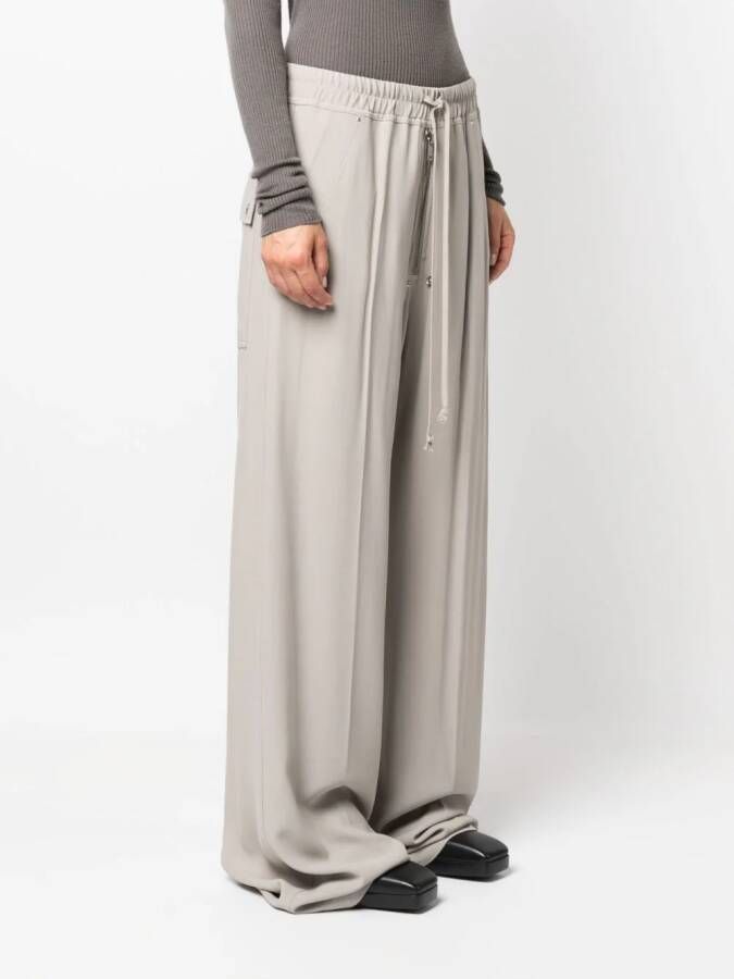 Rick Owens Broek met trekkoordtaille Beige