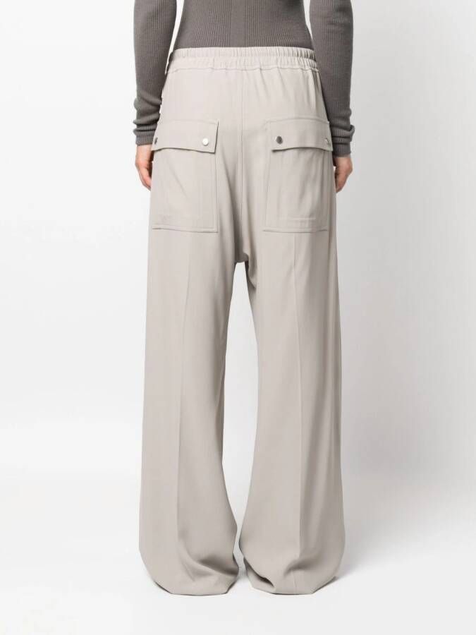 Rick Owens Broek met trekkoordtaille Beige