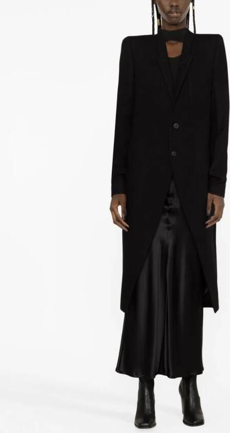 Rick Owens Mantel met knopen Zwart