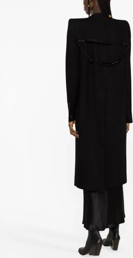 Rick Owens Mantel met knopen Zwart