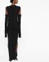 Rick Owens Jurk met capemouwen Zwart - Thumbnail 4