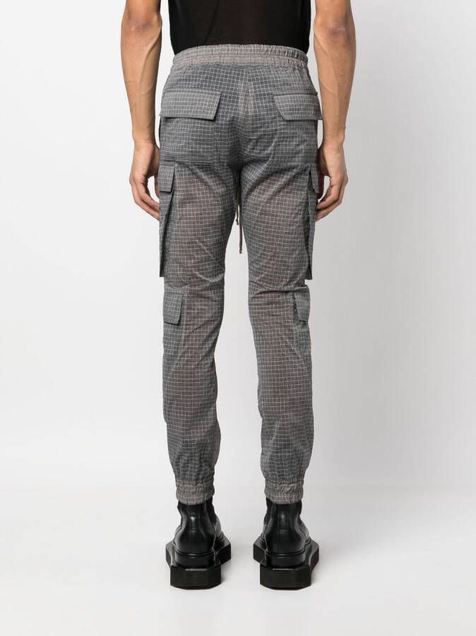 Rick Owens Geruite broek Grijs