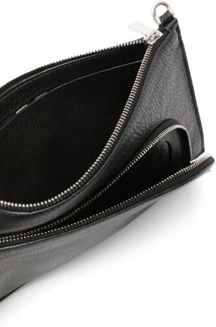 Rick Owens Clutch met logo-reliëf Zwart