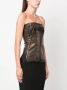 Rick Owens Top met gecoate afwerking Bruin - Thumbnail 3