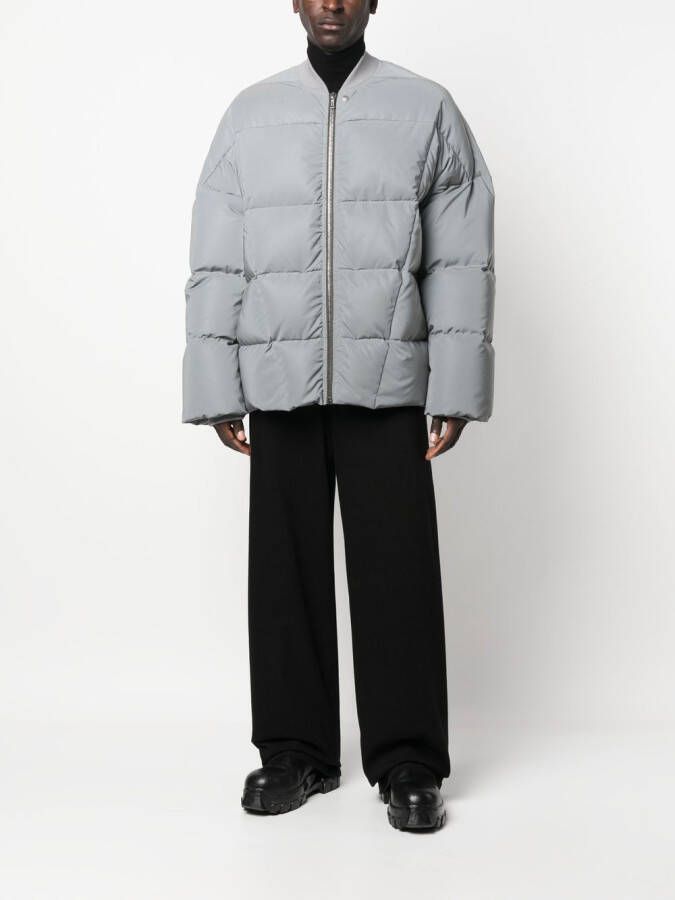 Rick Owens Kraagloos jack Grijs