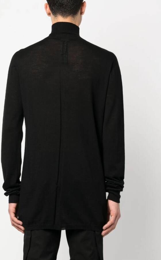 Rick Owens Coltrui van scheerwol Zwart