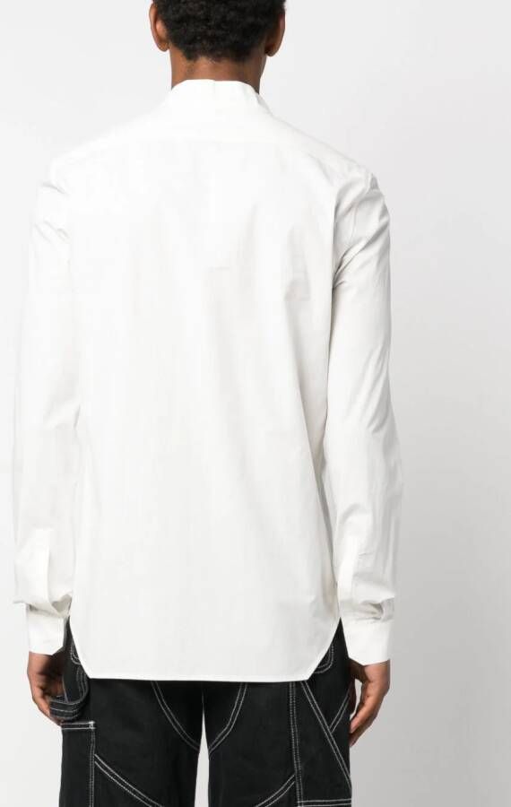 Rick Owens Overhemd met verborgen sluiting Wit