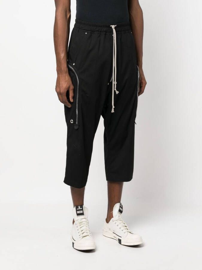 Rick Owens Broek met trekkoordtaille Zwart