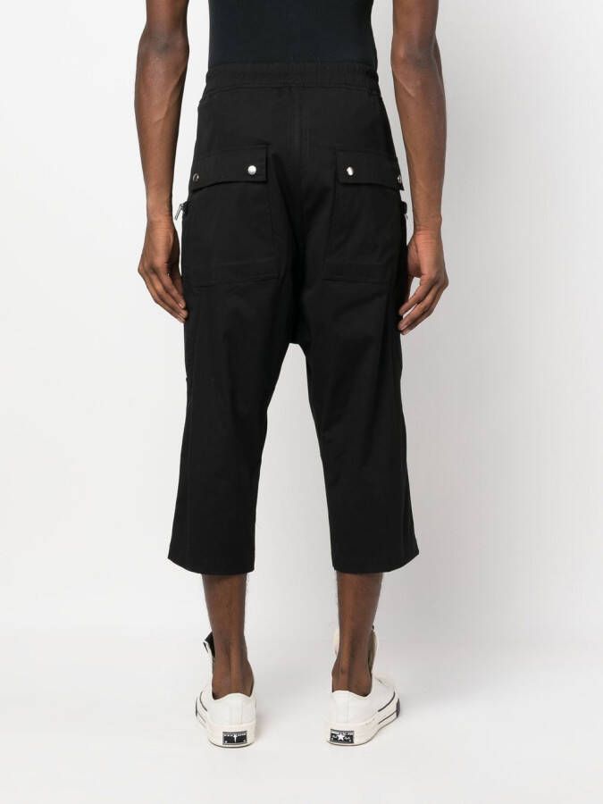 Rick Owens Broek met trekkoordtaille Zwart