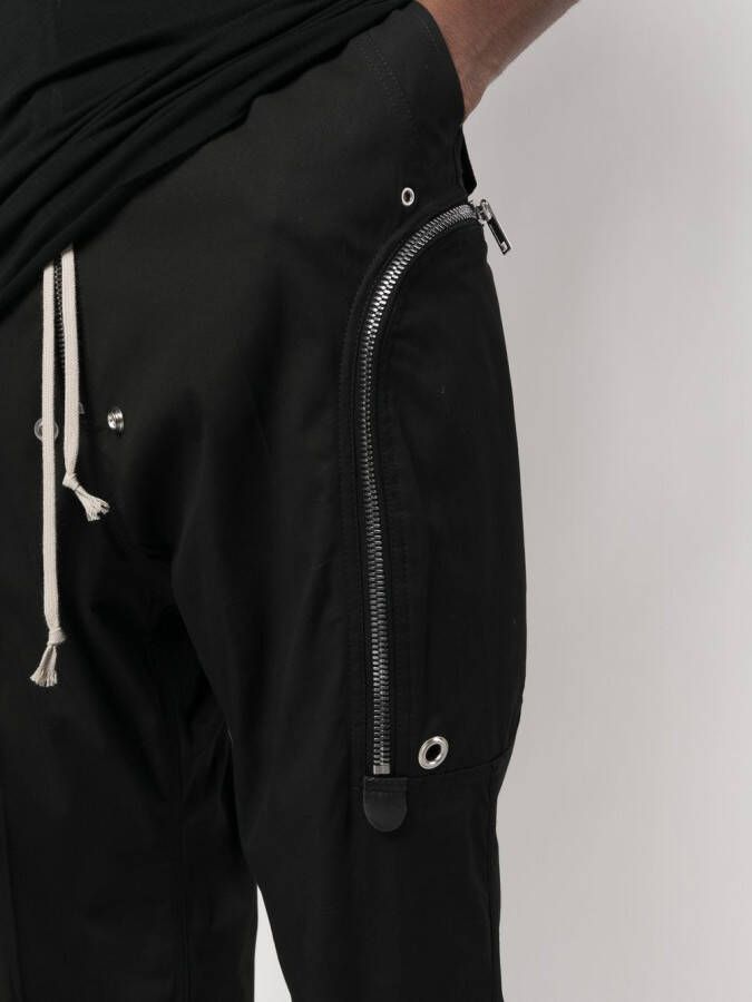 Rick Owens Broek met trekkoordtaille Zwart