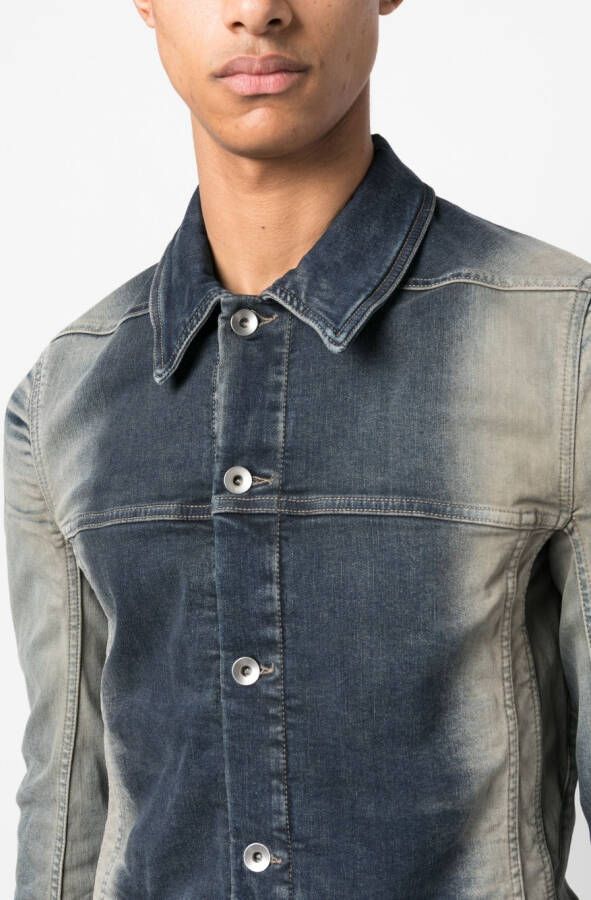 Rick Owens DRKSHDW Cropped jack Blauw