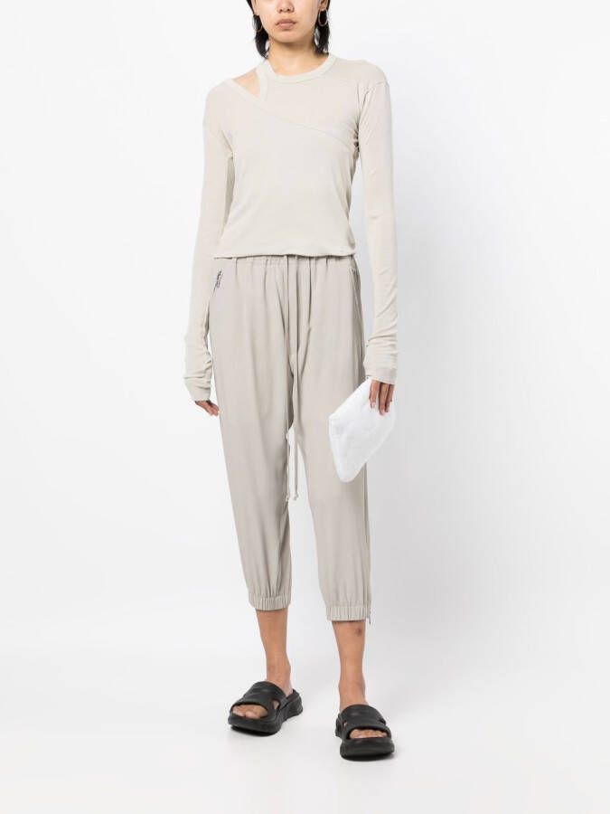 Rick Owens Cropped trainingsbroek Groen