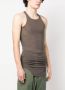 Rick Owens Gewelfde tanktop Bruin - Thumbnail 3