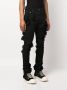 Rick Owens DRKSHDW Gerafelde skinny jeans Zwart - Thumbnail 3