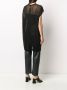 Rick Owens Doorzichtig T-shirt Zwart - Thumbnail 4
