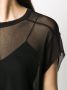 Rick Owens Doorzichtig T-shirt Zwart - Thumbnail 5