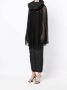 Rick Owens Doorzichtige cape Zwart - Thumbnail 2