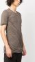 Rick Owens Double SS organic cotton T-shirt Grijs - Thumbnail 3