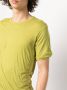 Rick Owens Double SS organic cotton T-shirt Groen - Thumbnail 5
