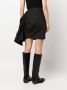 Rick Owens Gedrapeerde mini-rok Zwart - Thumbnail 4