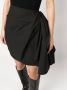 Rick Owens Gedrapeerde mini-rok Zwart - Thumbnail 5