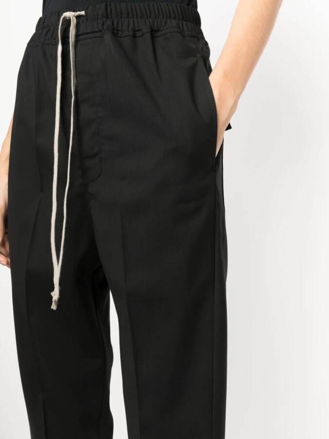 Rick Owens Broek met contrasterende trekkoord Zwart