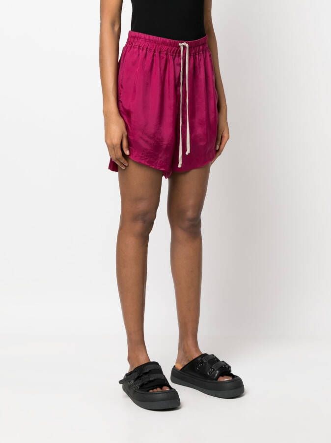 Rick Owens Shorts met trekkoord Roze